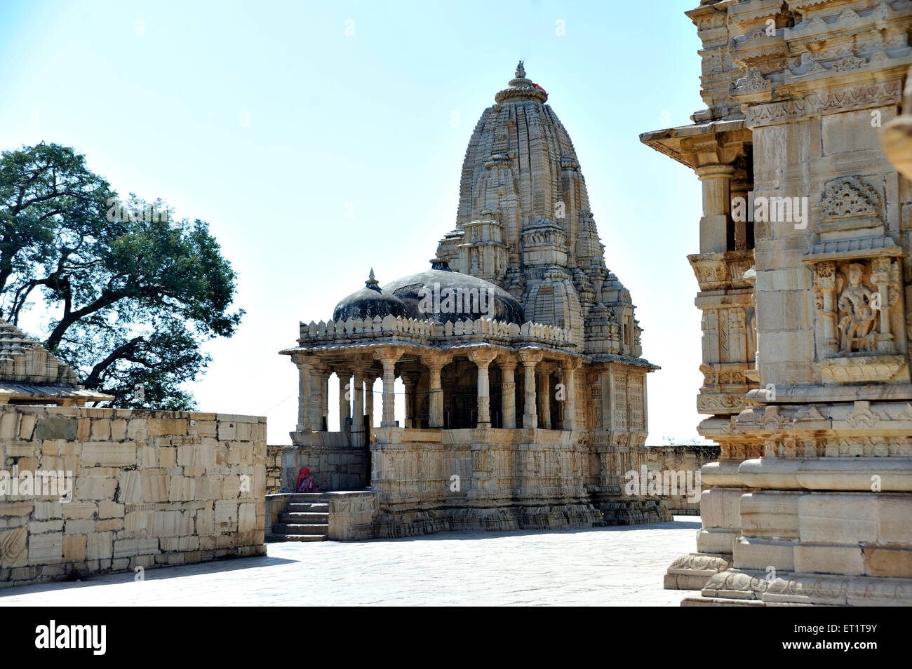Meerabai tempio in chittorgarh in Rajasthan india asia Foto Stock