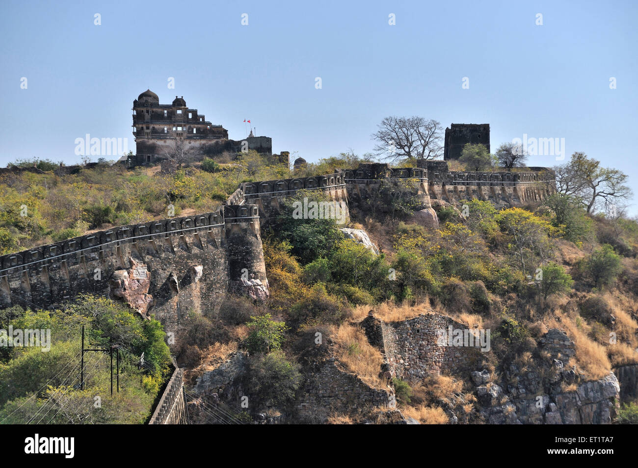 Chittorgarh Fort, Rajasthan, India, Asia Foto Stock