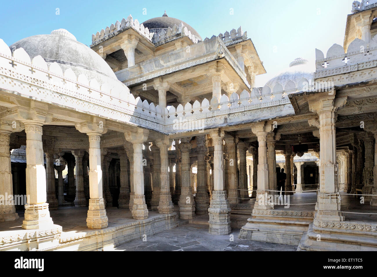 Ranakpur adinatha tempio Jain rajasthan india asia Foto Stock
