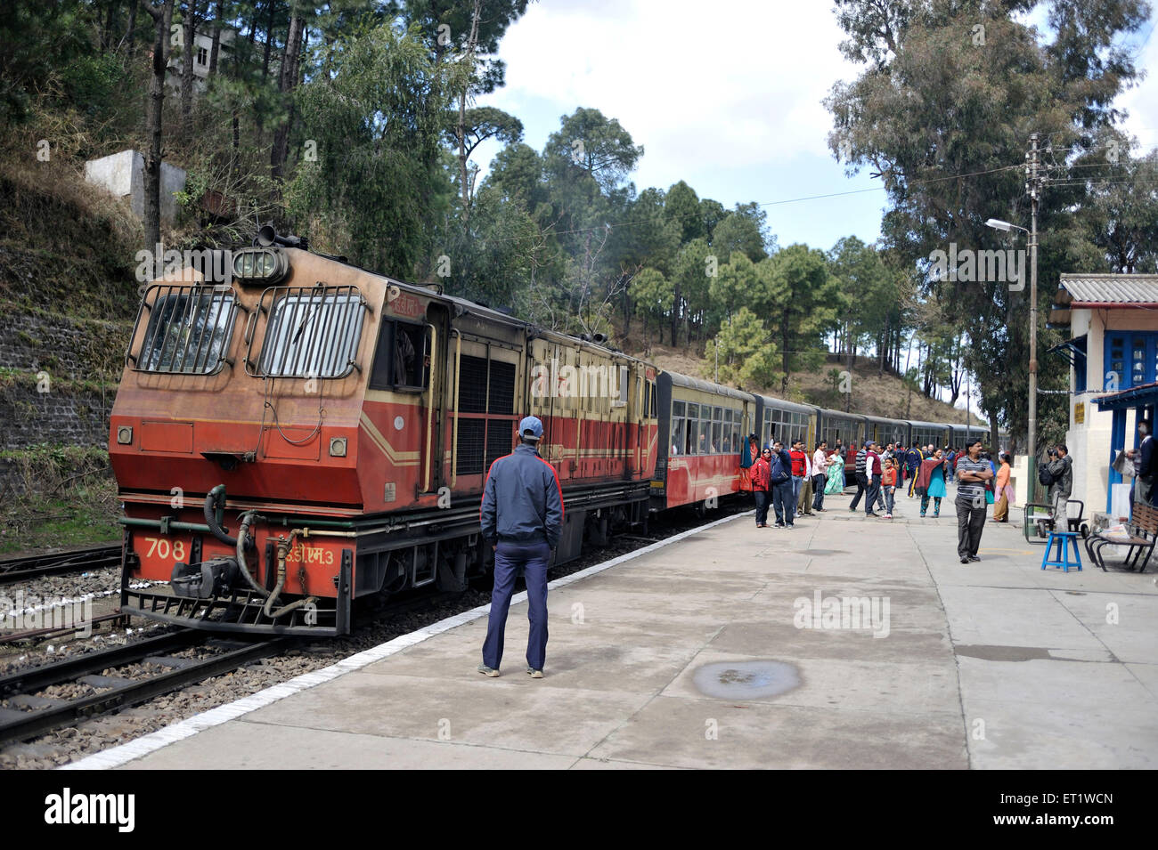 Toy Train in Shimla a Himachal Pradesh India Asia Foto Stock