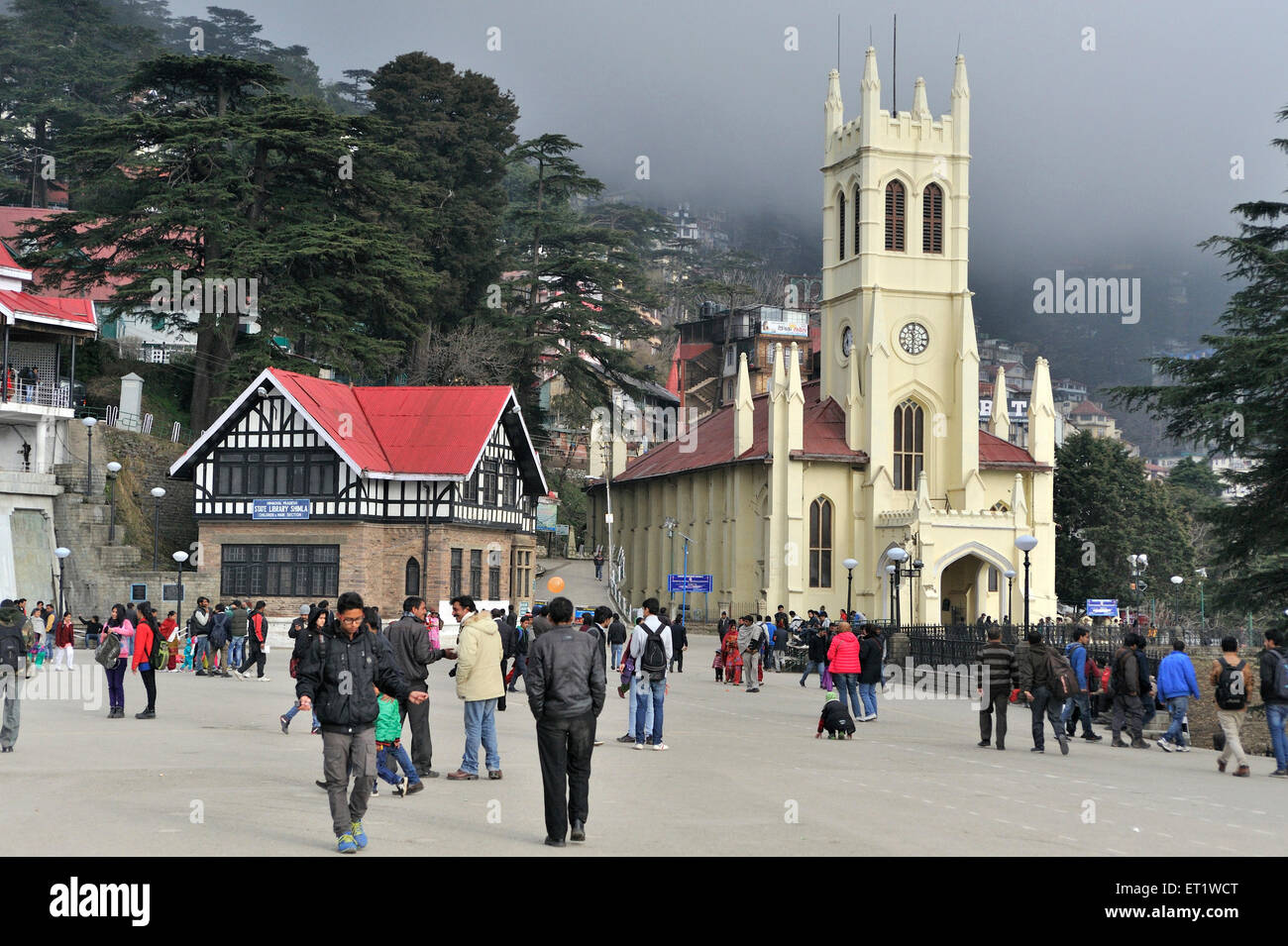 La Chiesa di Cristo in Shimla a Himachal Pradesh India Asia Foto Stock