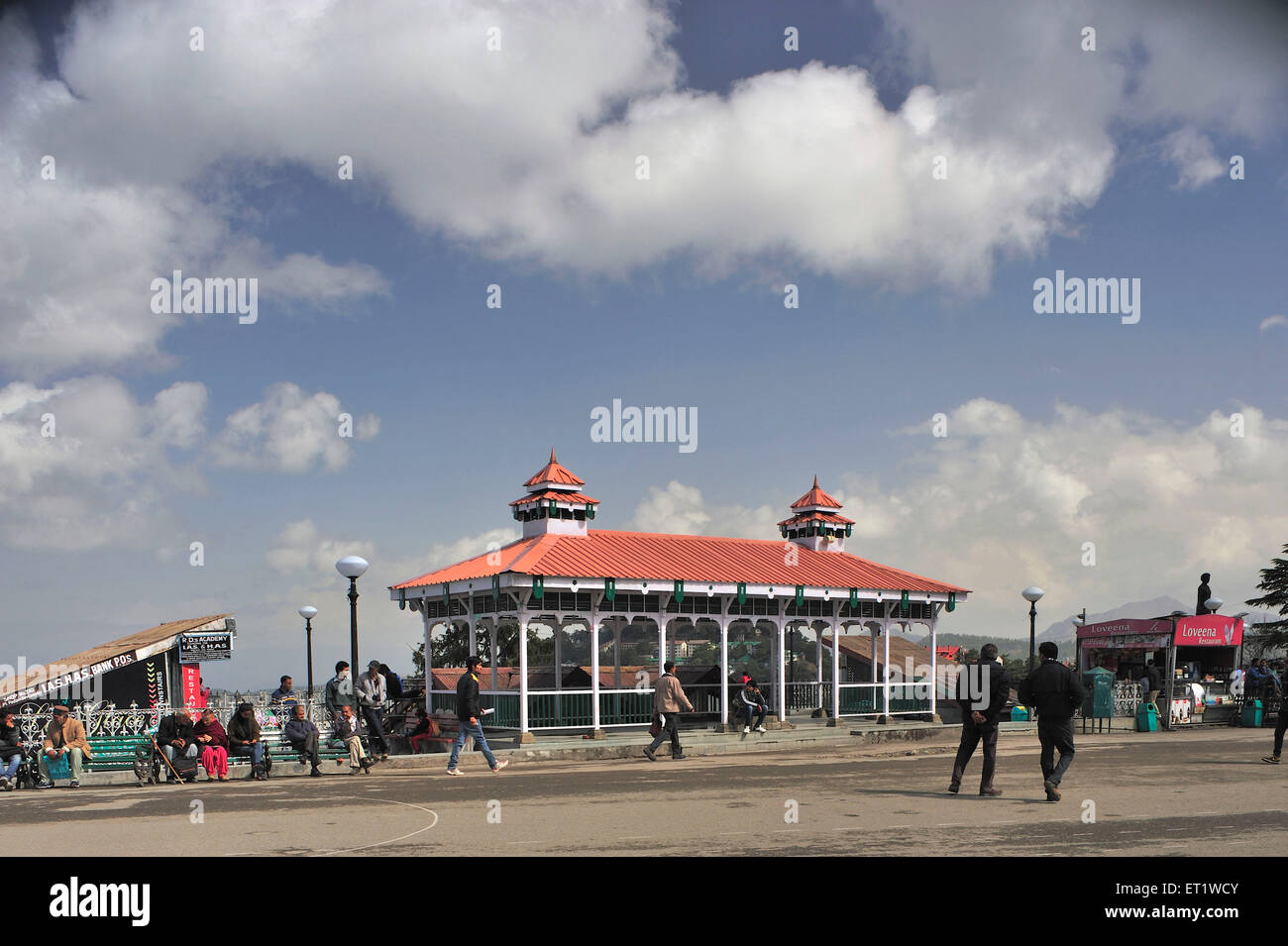 Pavilion di Shimla a Himachal Pradesh India Asia Foto Stock