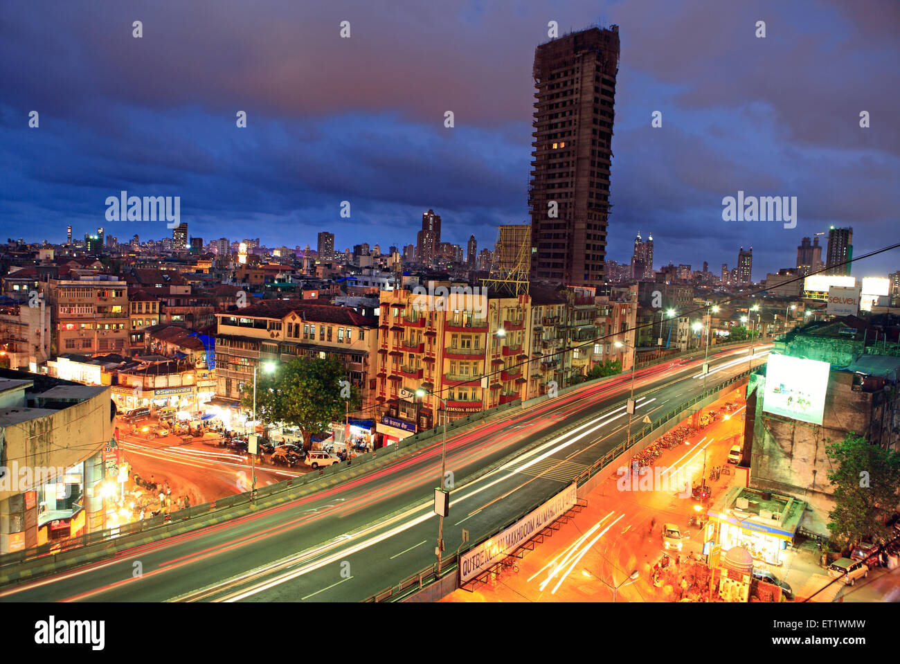 JJ cavalcavia a Crawford Mercato a Mumbai Maharashtra India Asia Foto Stock