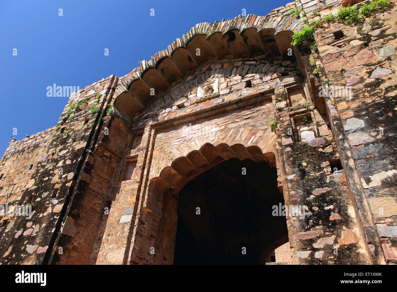 Bhangarh Fort ; Rundh Bhangarh ; Bhangarh ; Rajgarh ; Alwar ; Rajasthan ; India ; Asia Foto Stock