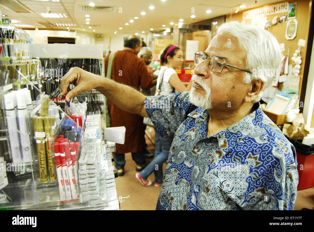 Vasudev artista indiano in hong kong shop Asia Foto Stock