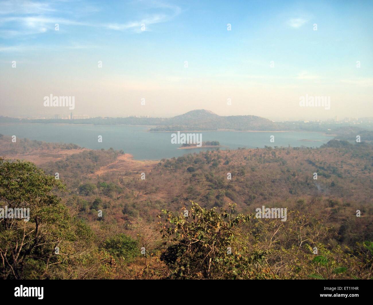 Lago Powai ; Mumbai Bombay ; Maharashtra ; India Foto Stock