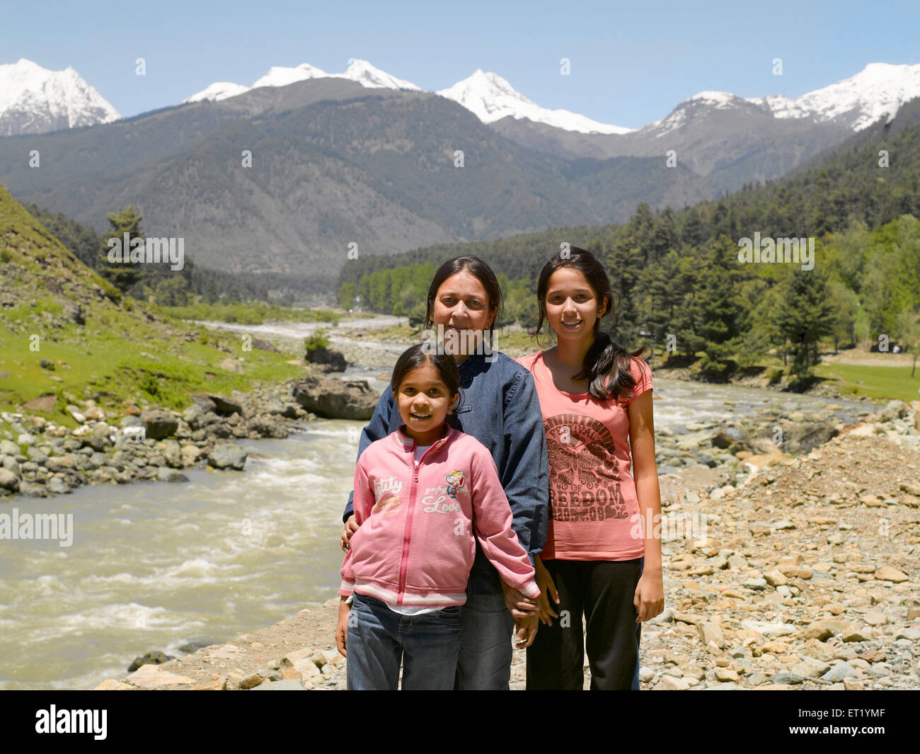 Le donne e le ragazze ; Srinagar ; Jammu e Kashmir ; India ; Asia signor#477 Foto Stock