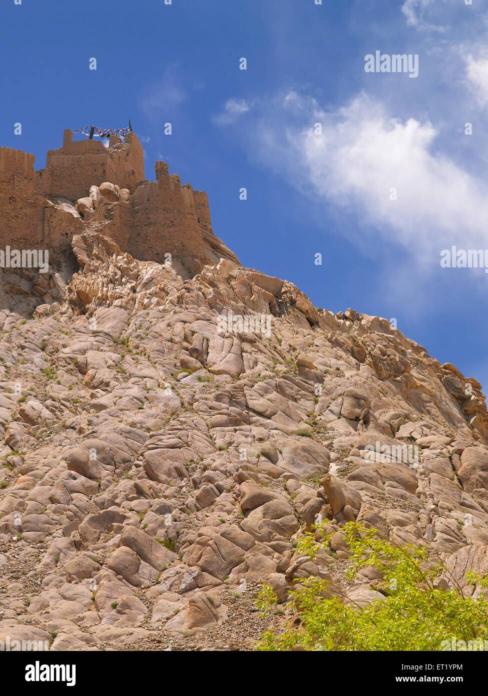 Monastero montagne ; Ladakh ; Jammu e Kashmir ; India ; Asia Foto Stock