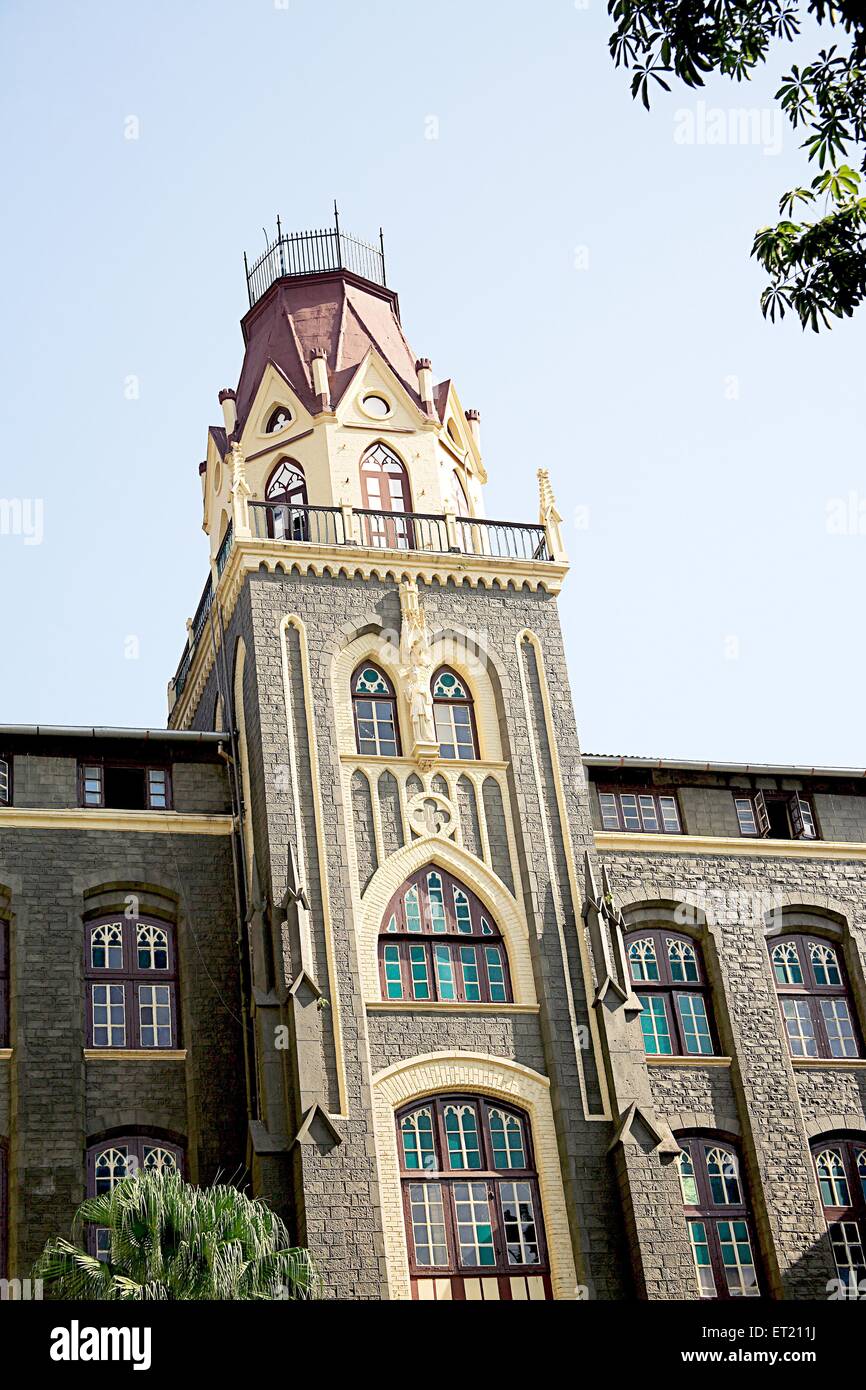 St. Xavier School ; Lokmanya Tilak Road ; Marine lines ; Bombay ; Mumbai ; Maharashtra ; India ; Asia ; Asia ; indiano Foto Stock