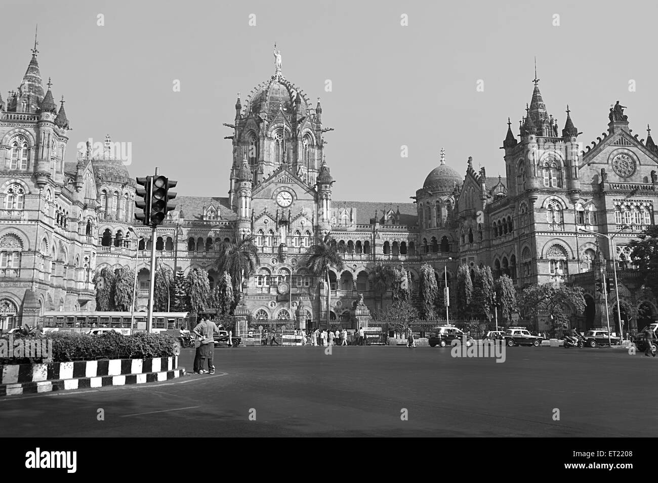 Chhatrapati Shivaji Terminus Stazione ferroviaria Mumbai Maharashtra India Asia Dic 2011 Foto Stock