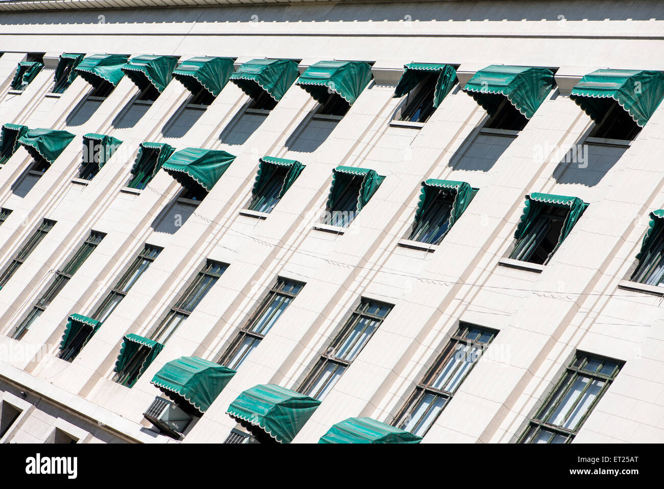 Palazzo del Governo con il verde tende, Buenos Aires, Argentina Foto Stock