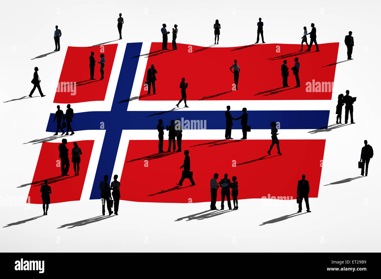 Global Business : Norvegia Foto Stock