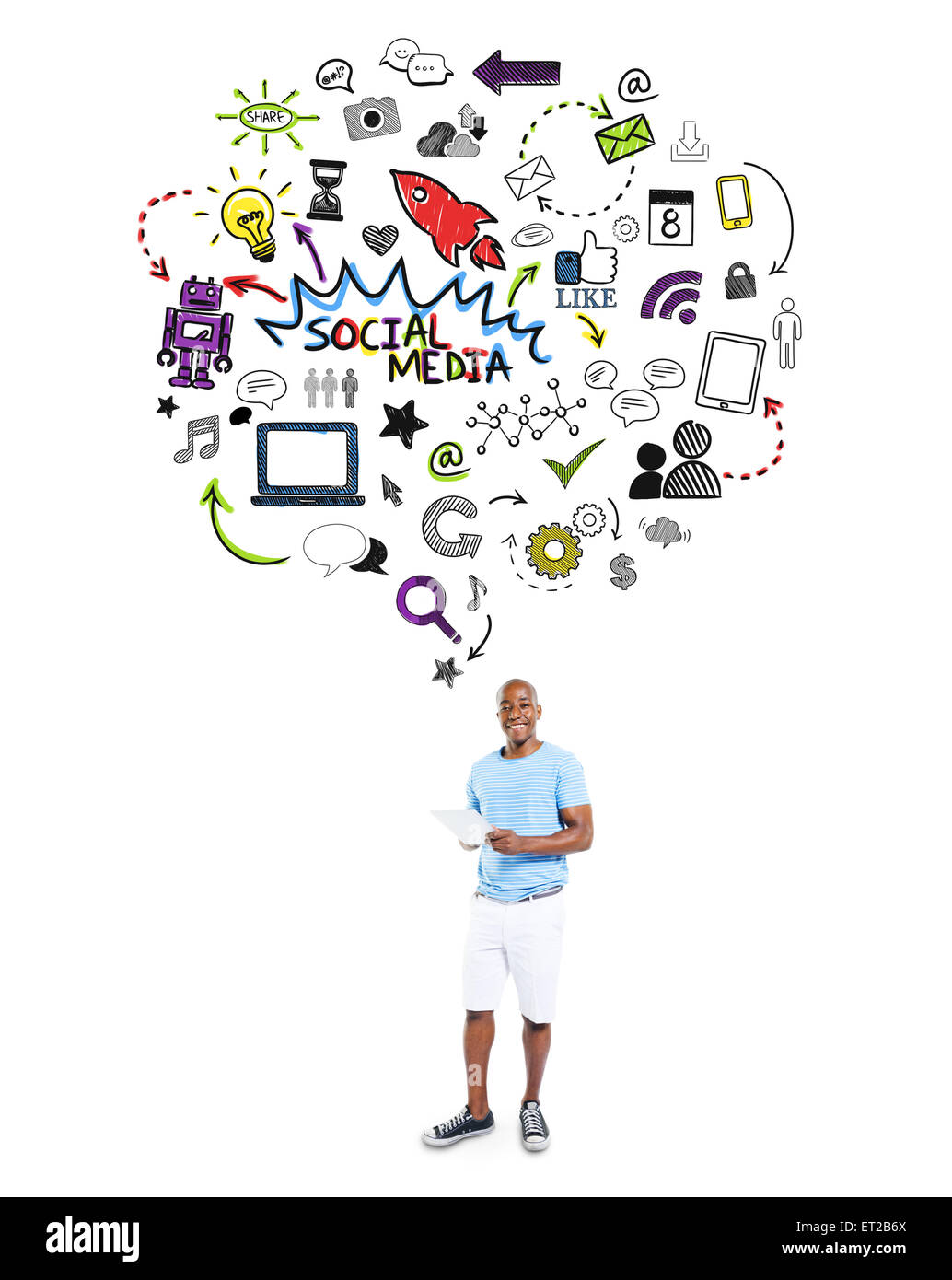 Il Social Networking Foto Stock