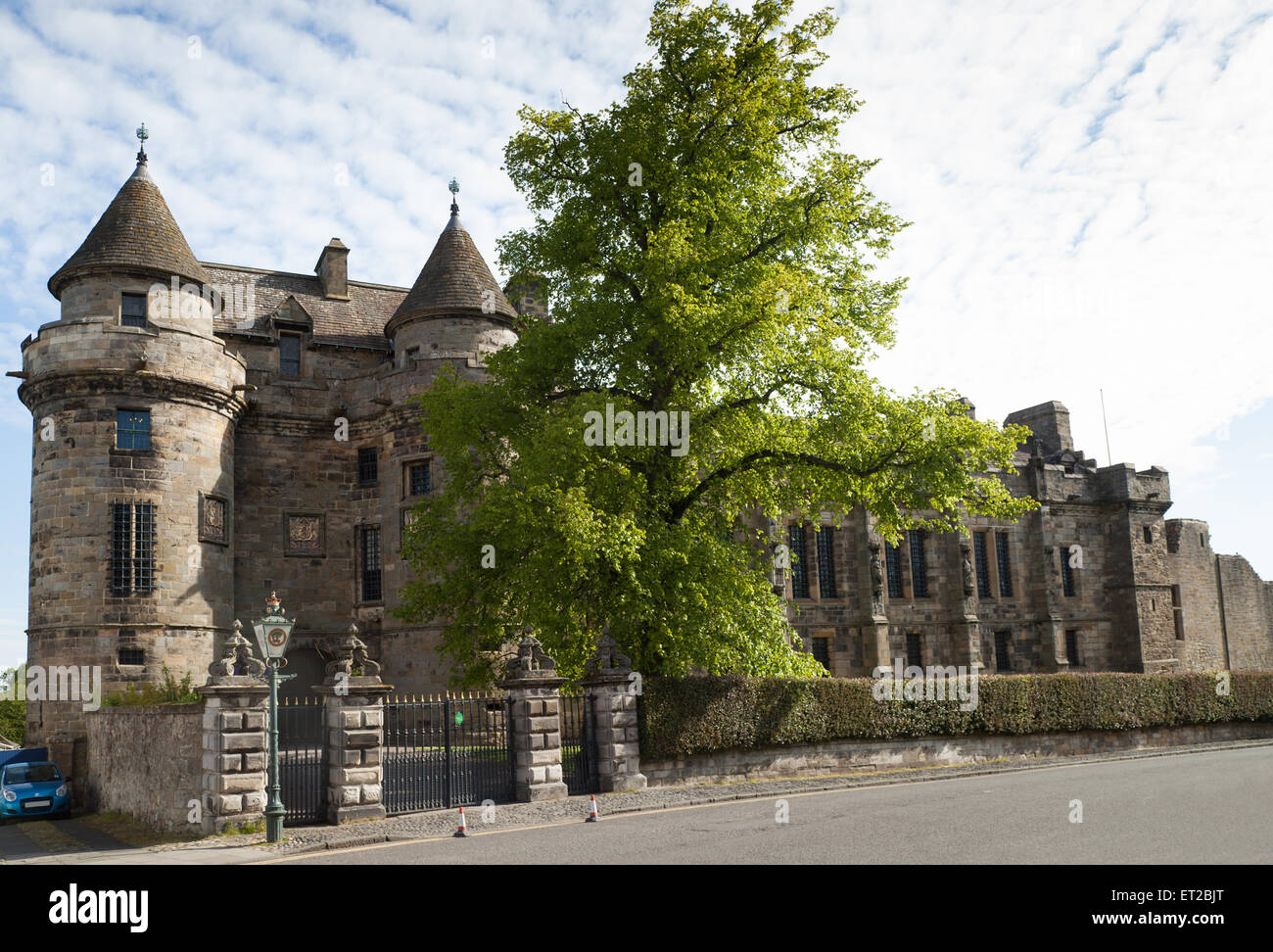 Falkland Palace nel villaggio di Falkland, Regno di Fife Scozia. Foto Stock