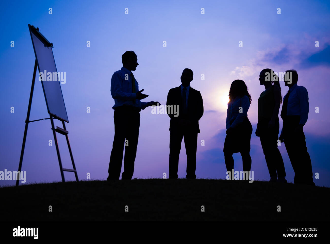 Meeting aziendali Foto Stock