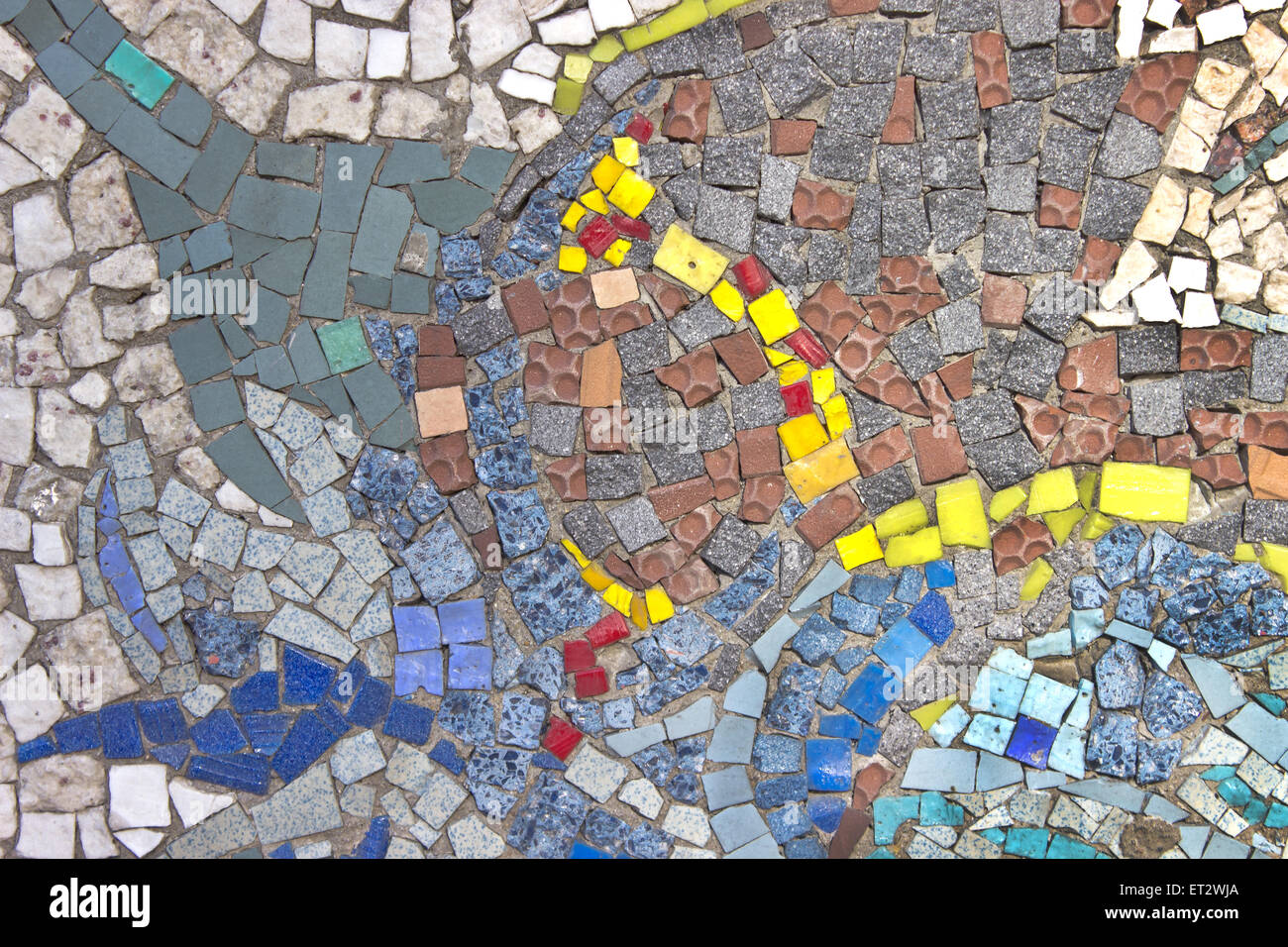 Marmo Mosaico Pietra texture come sfondo Foto Stock