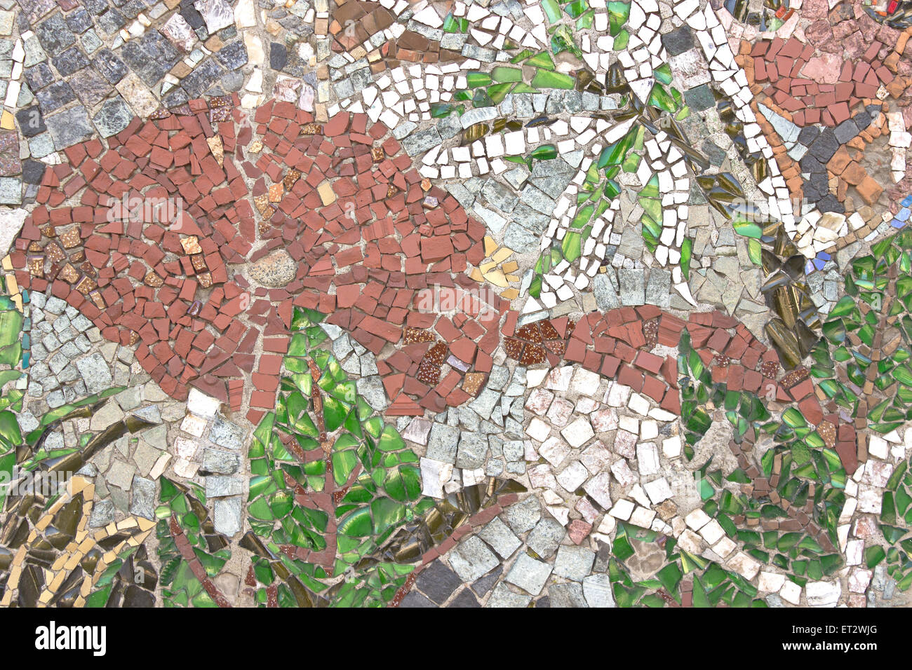 Marmo Mosaico Pietra texture come sfondo Foto Stock