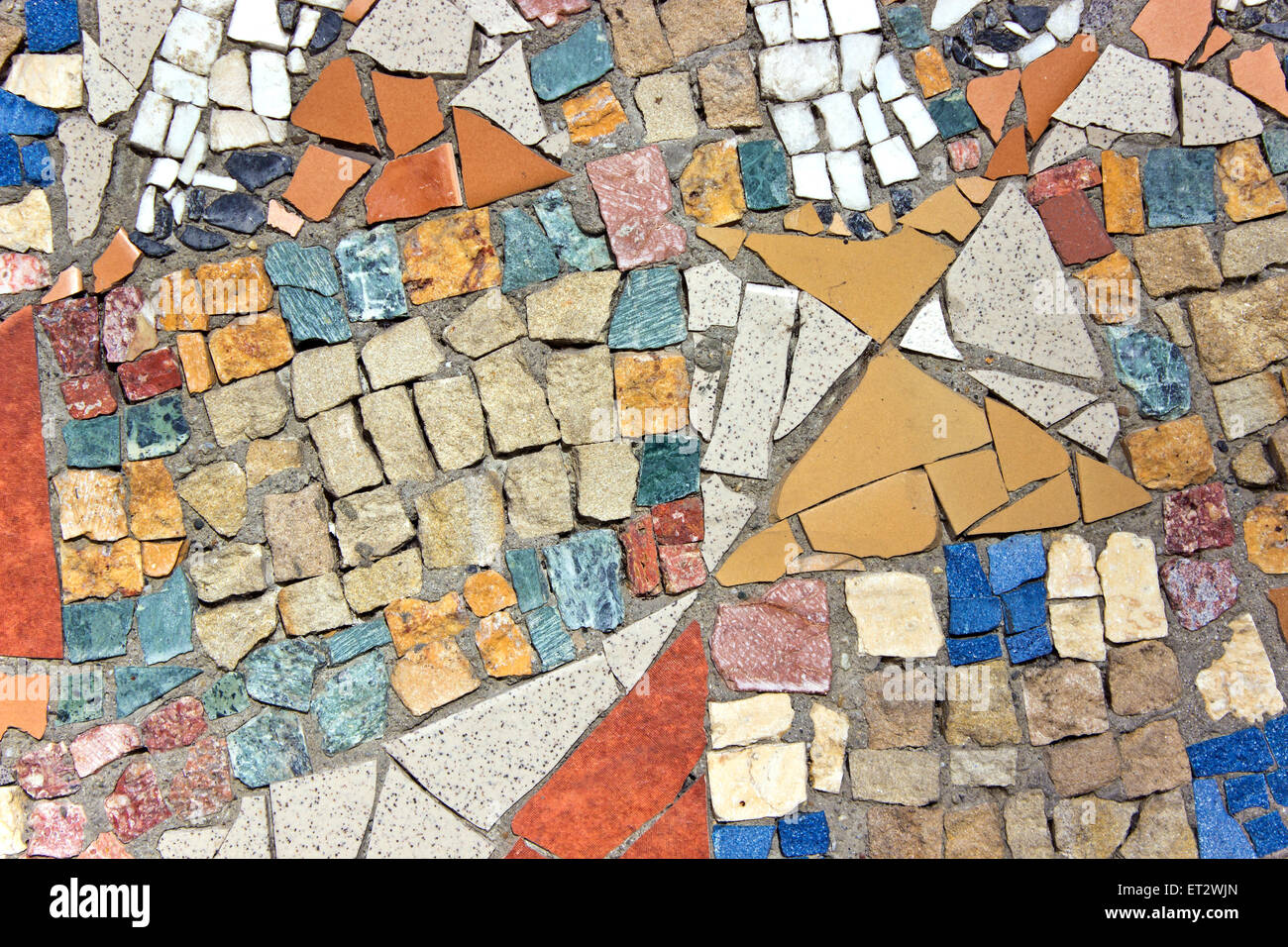 Marmo Mosaico Pietra texture come sfondo Foto Stock