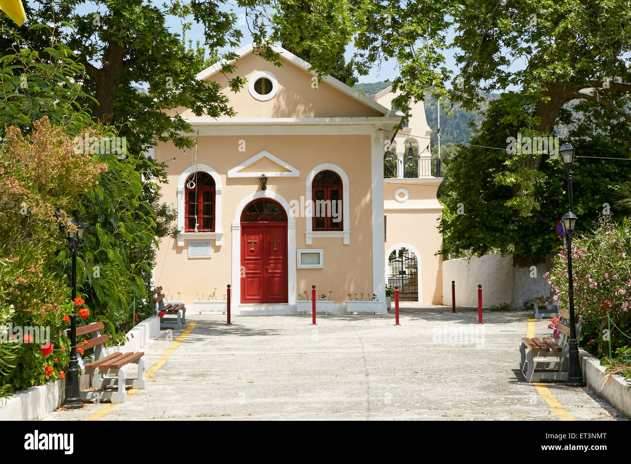 Assos, Cefalonia, Grecia Foto Stock