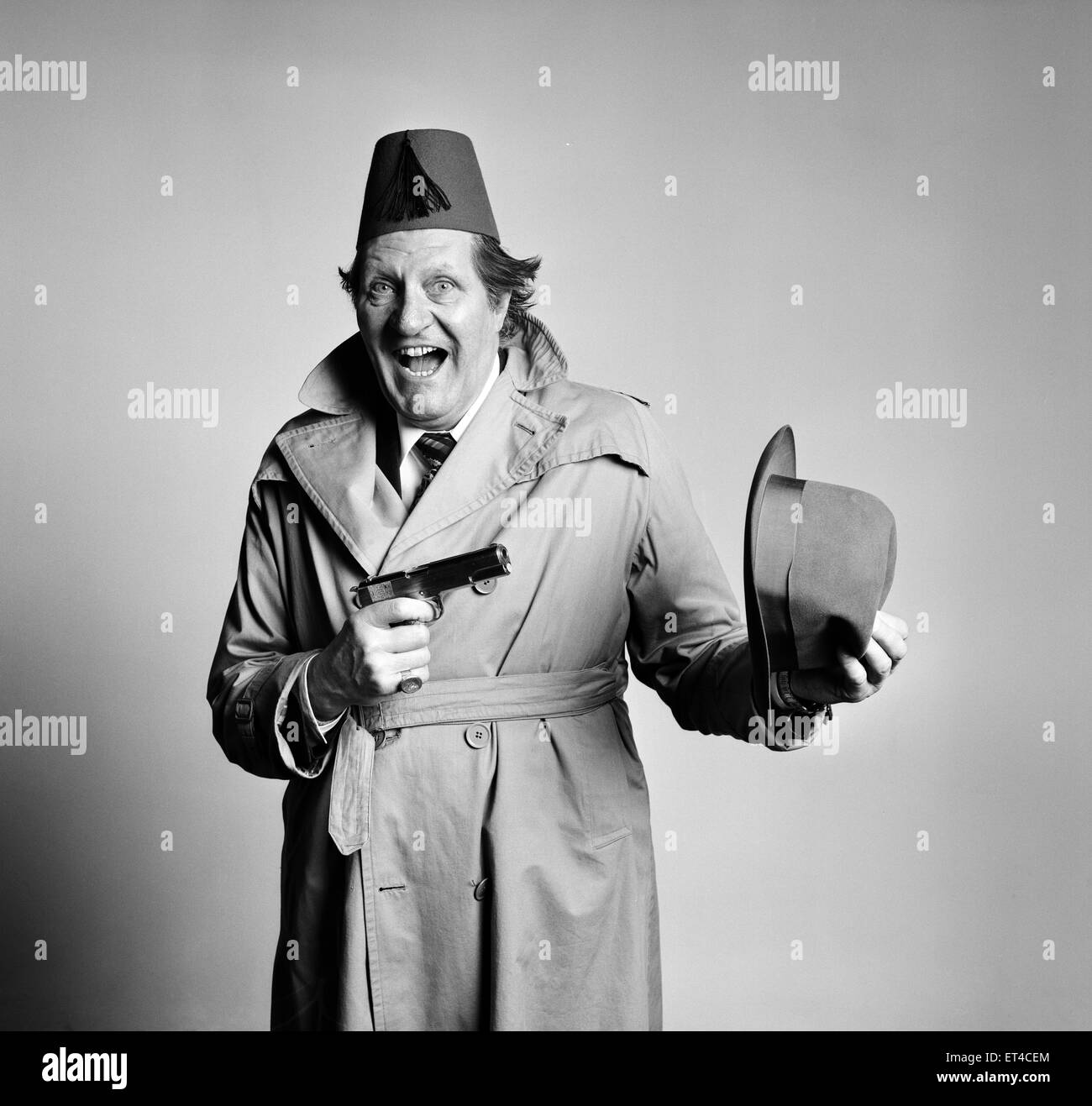 Tommy Cooper, comico, 19 gennaio 1978. Foto Stock