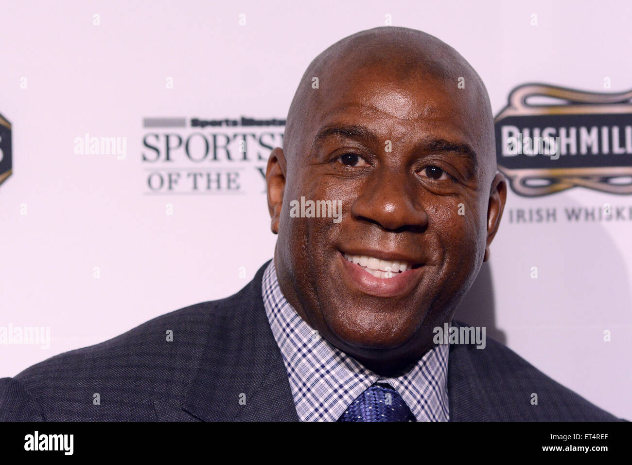 Sportivo dell'anno 2014 - tappeto rosso arrivi con: Magic Johnson dove: Manhattan, New York, Stati Uniti quando: 09 Dic 2014 Credit: Ivan Nikolov/WENN.com Foto Stock