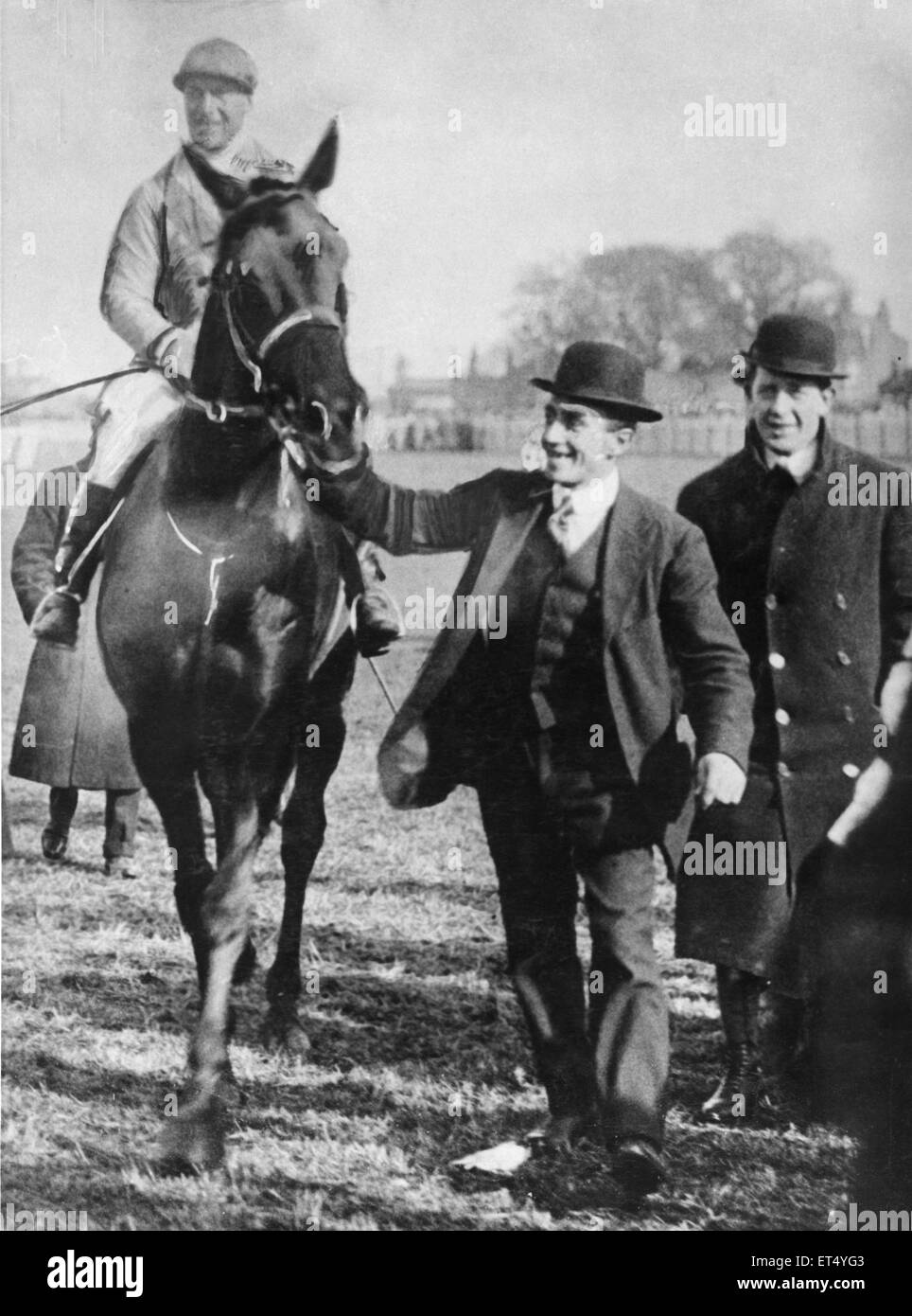 Poethlyn visto qui dopo aver vinto il 1919 Grand National 28 Marzo 1919 Foto Stock