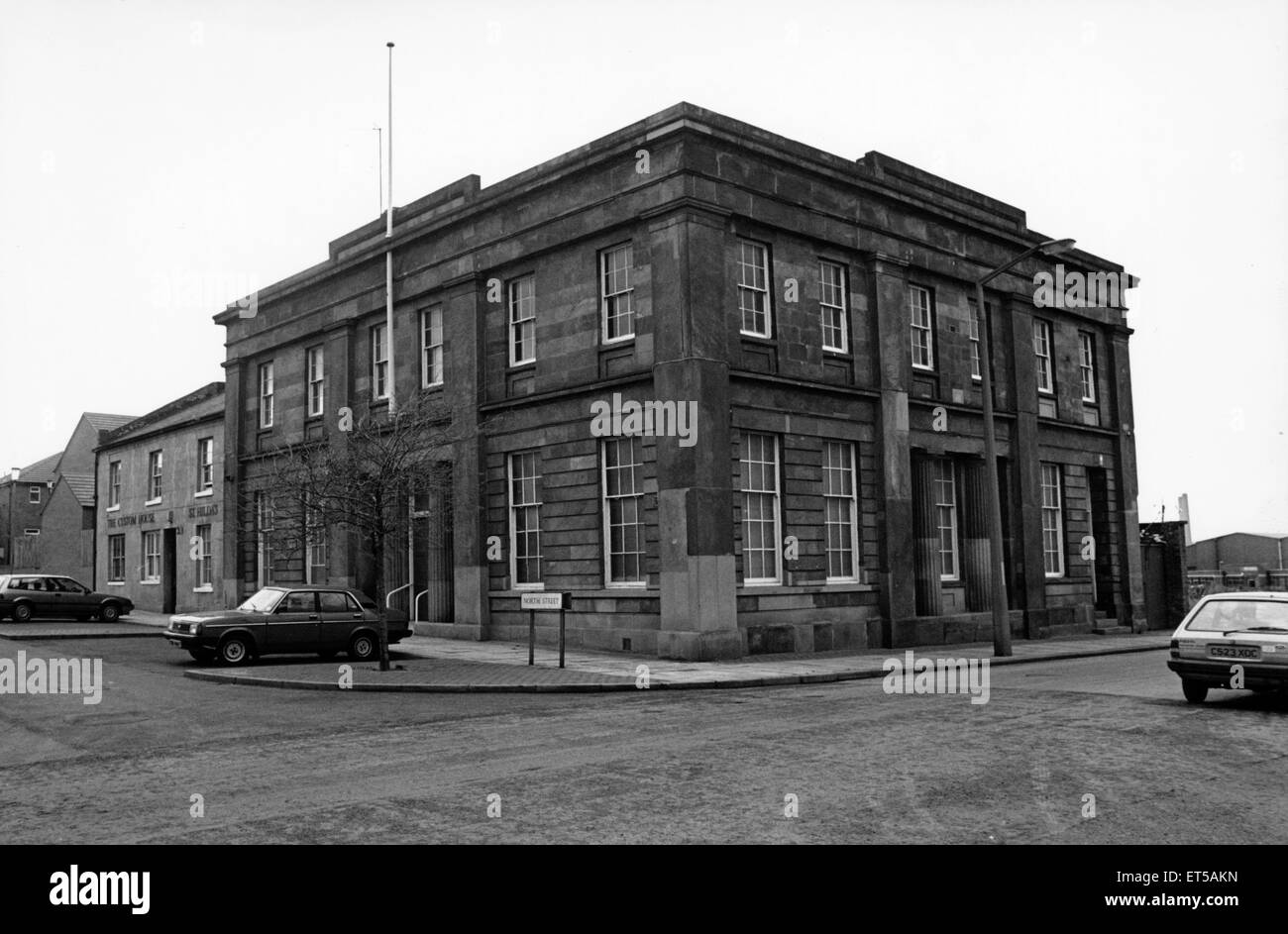 Il Custom House, St Hilda, Middlesbrough, 1 marzo 1989. Foto Stock