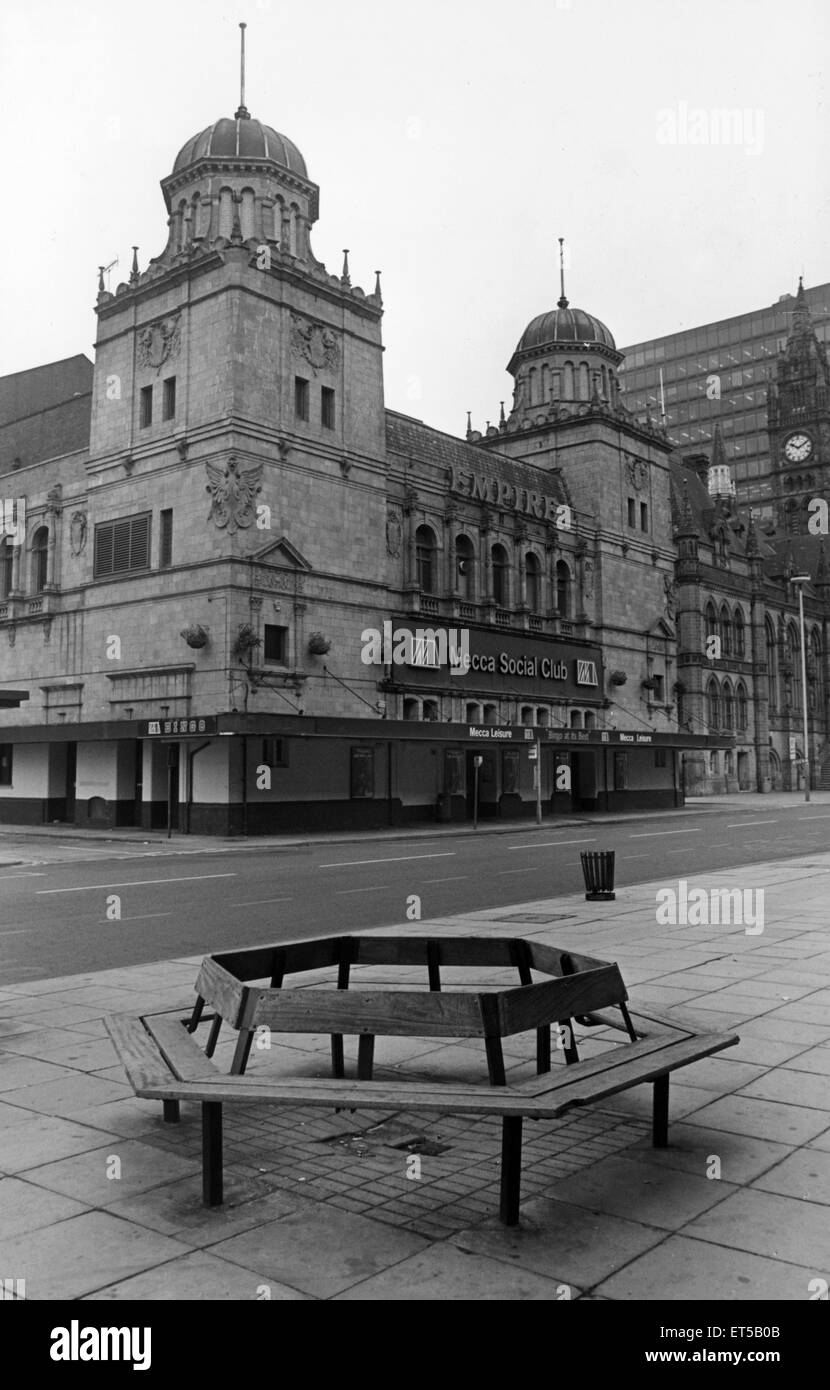 Empire Theatre, Middlesbrough, 7 aprile 1988. Foto Stock