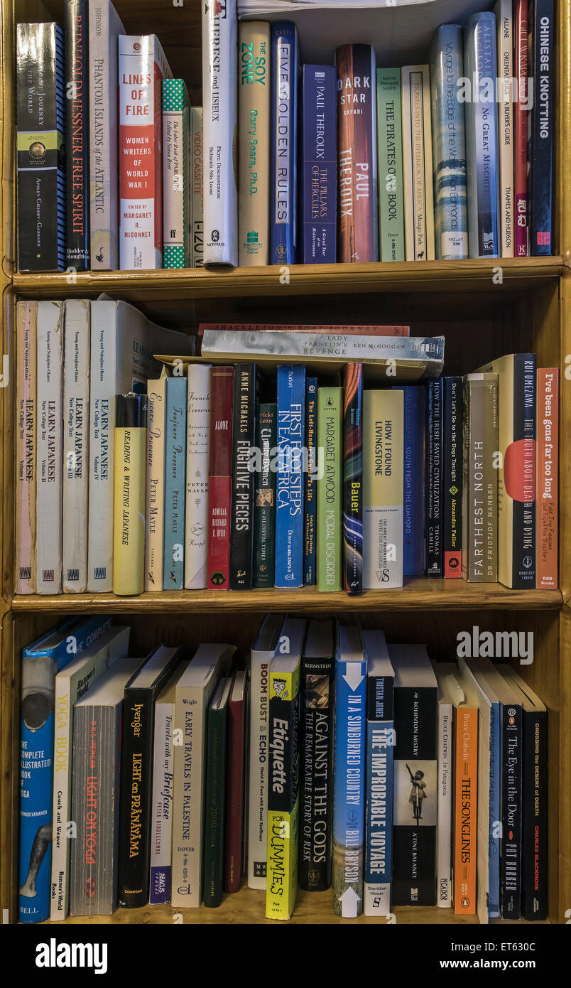 Libri di viaggi e avventura, Vancouver, BC Foto Stock