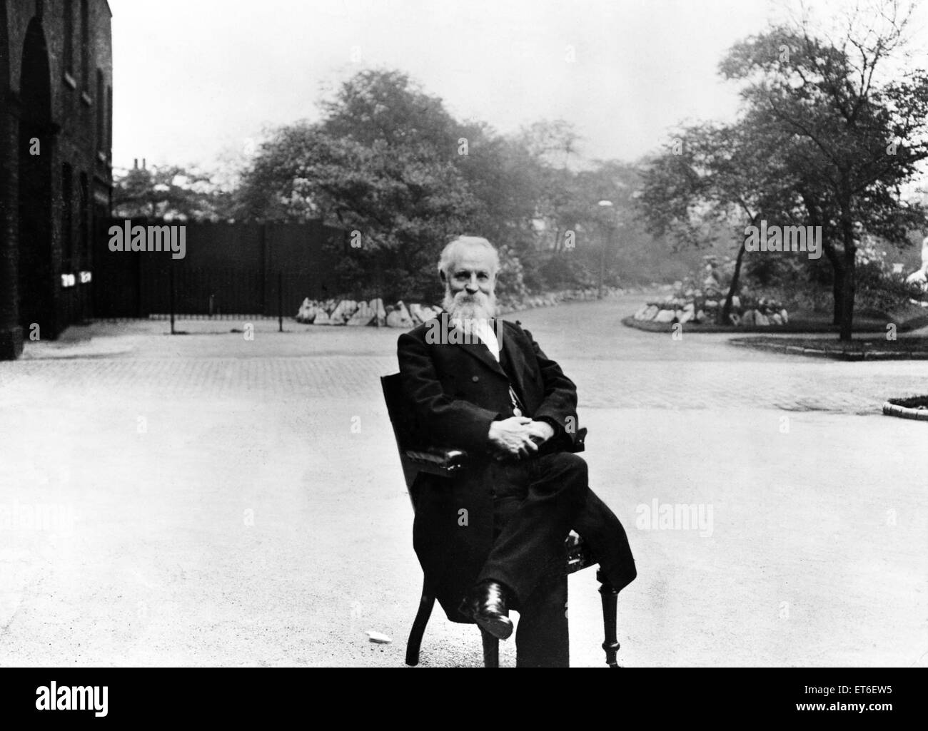 Richard Jennison, figlio di Belle Vue fondatore 'Old John' raffigurato in Manchester circa 1906. Foto Stock