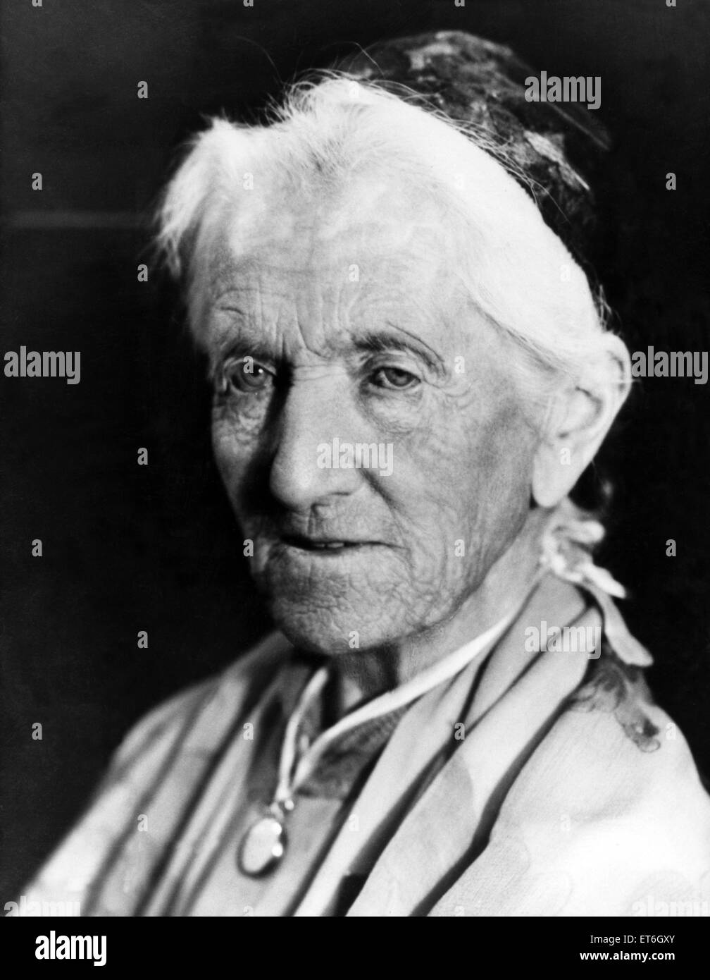 Charlotte Despard era un inglese-nato, Suffragist, romanziere, Sinn F?in attivista, vegetariani e anti-vivisezione avvocato. Circa 1910. Foto Stock