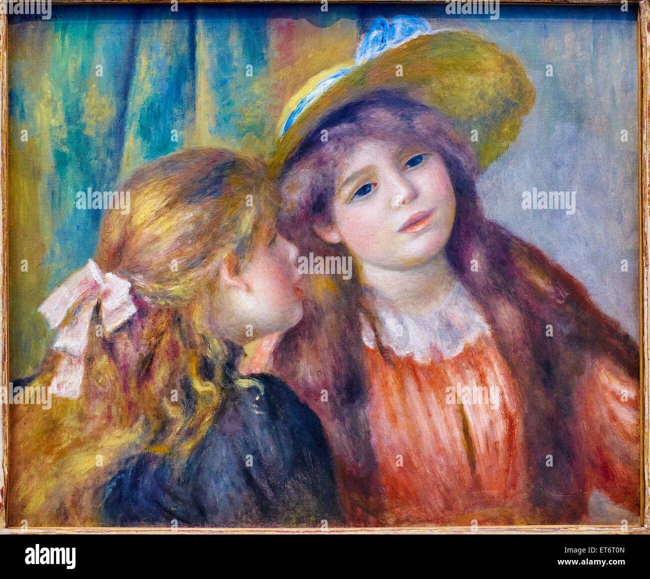 Francia, Parigi, les Tuileries, museo di Orangerie, Pierre-August Renoir pittura, portrait de deux fillettes Foto Stock