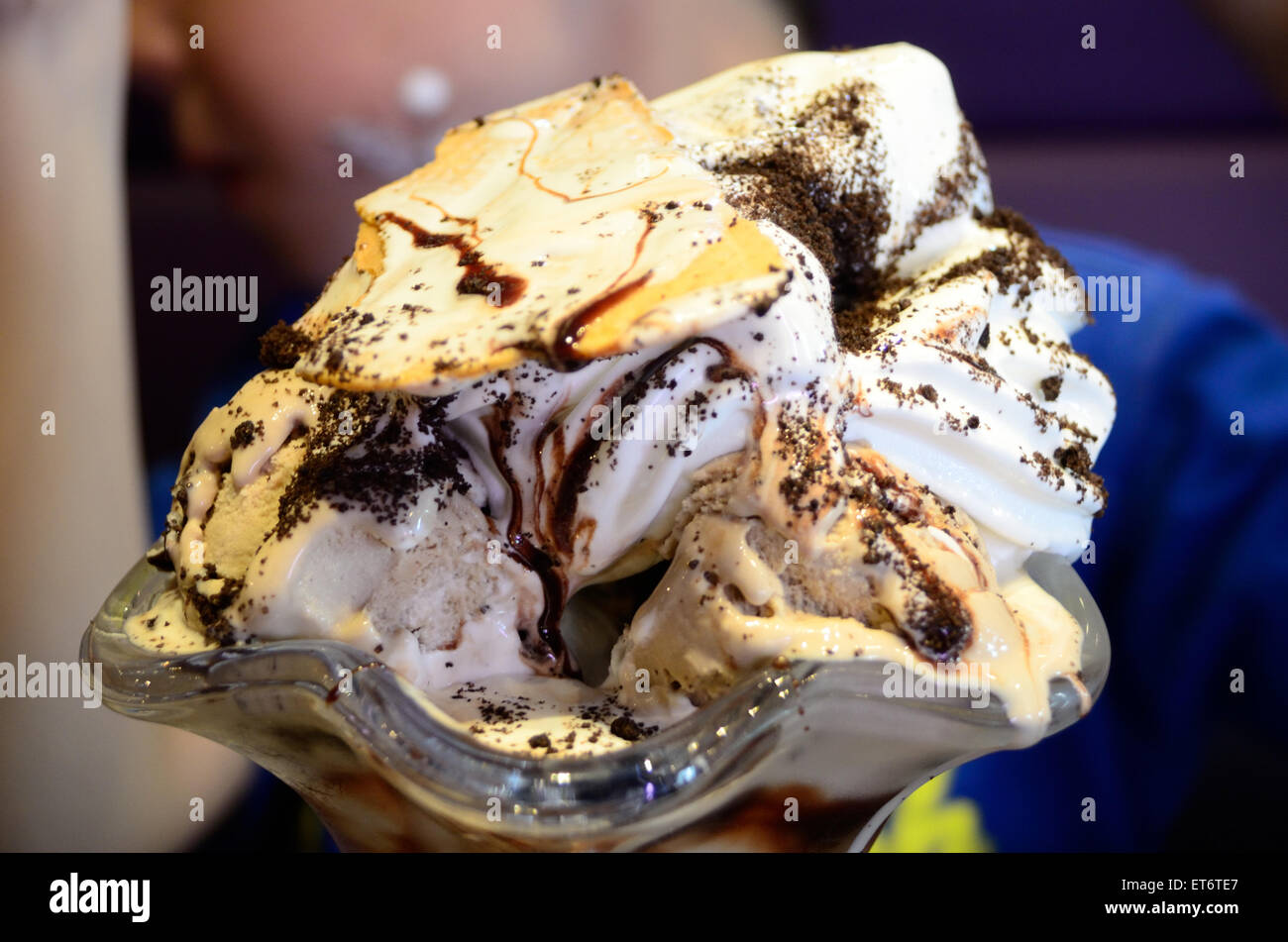 Un gelato Gelato Foto Stock