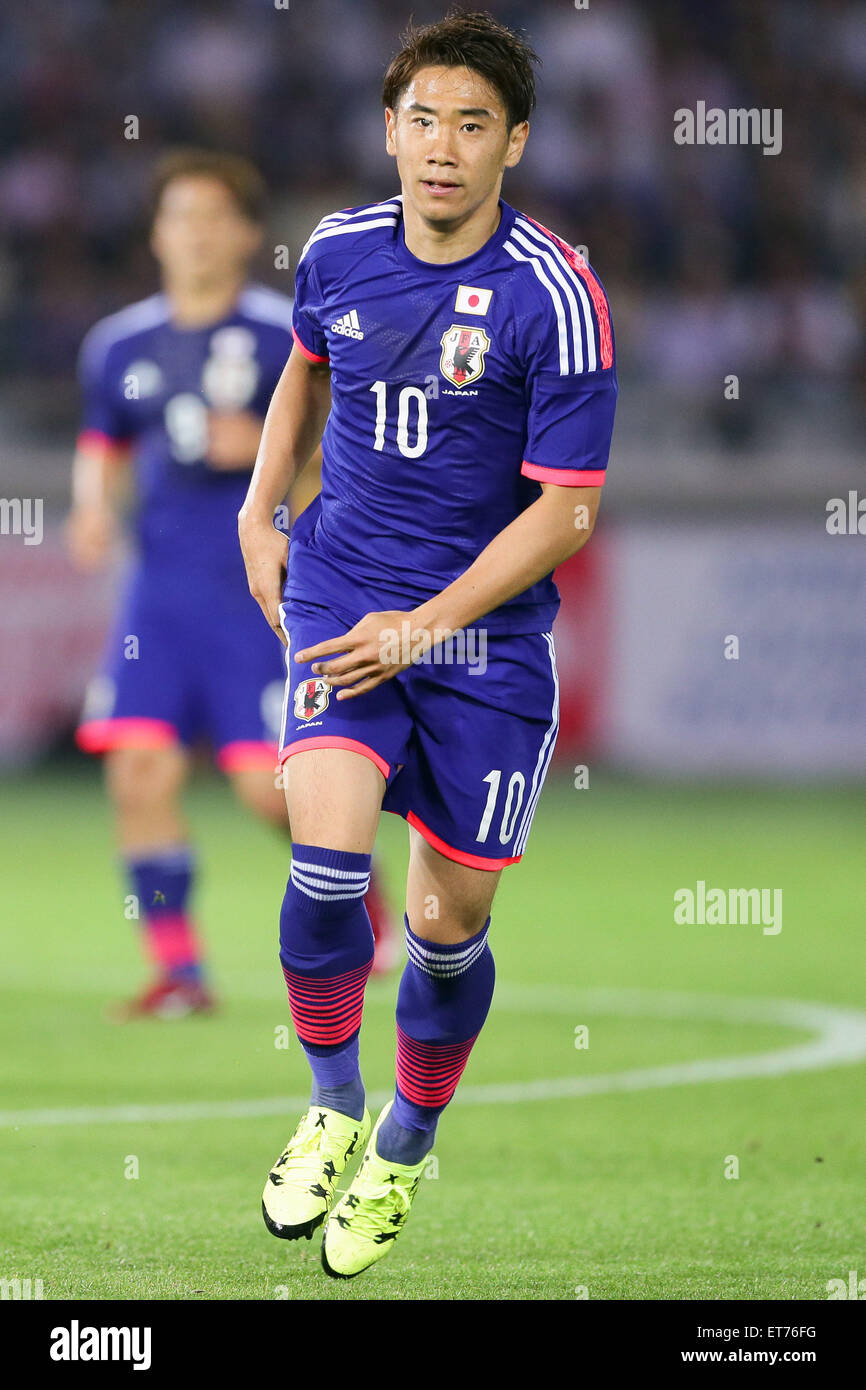 Yokohama Kanagawa, Giappone. 11 Giugno, 2015. Shinji Kagawa (JPN) Calcio/Calcetto : KIRIN Challenge Cup Match 2015 (internazionale amichevole) tra il Giappone 4-0 Iraq al Nissan Stadium di Yokohama Kanagawa, Giappone . Credito: AFLO/Alamy Live News Foto Stock