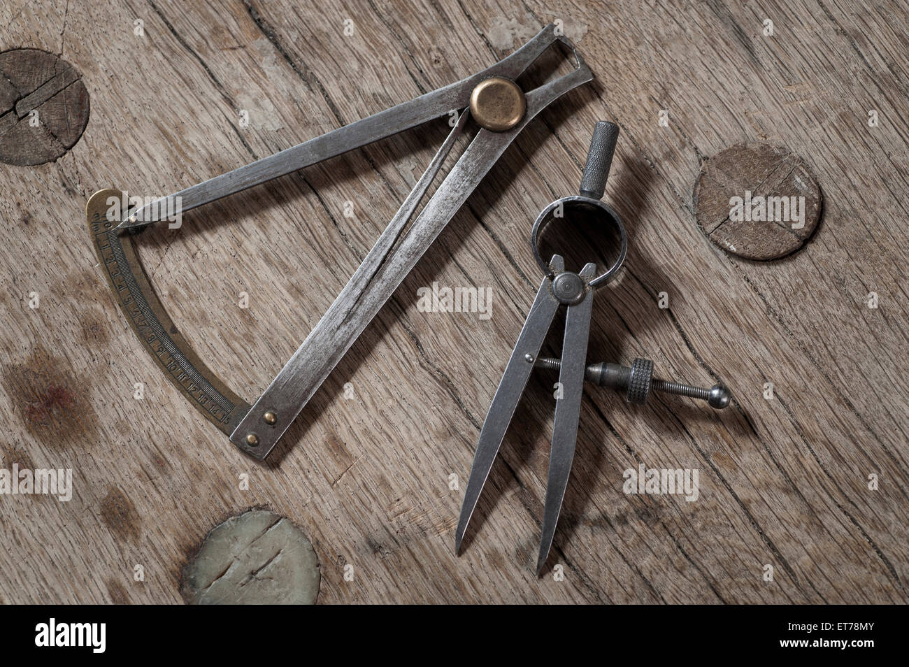 Close-up di strumenti di lavoro in officina, Baviera, Germania Foto Stock