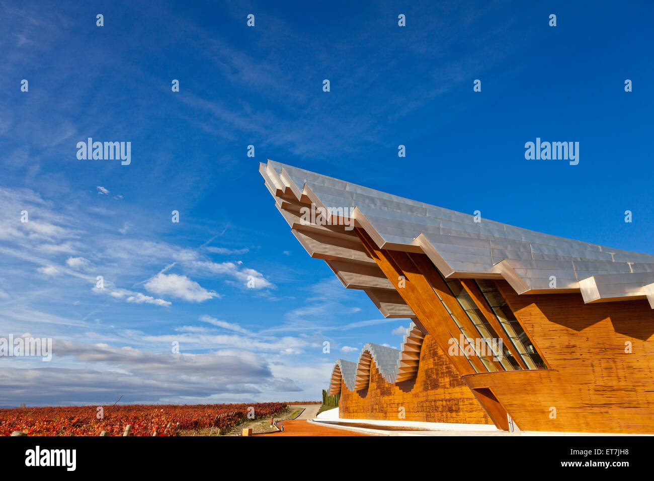 In Spagna, La Rioja, Guardia, Bodega Ysios da Santiago Calatrava Foto Stock