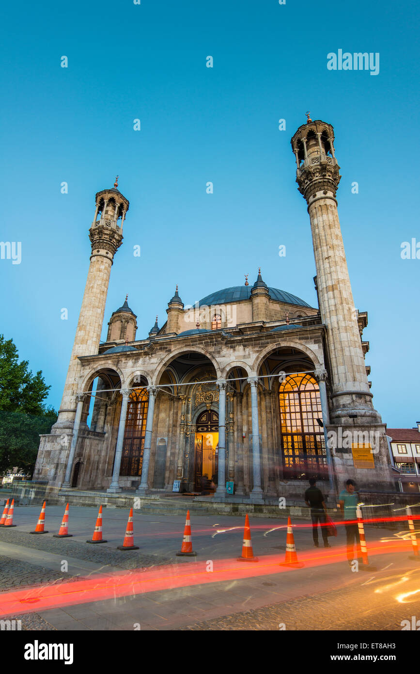 La Moschea Aziziye, Konya, Turchia Foto Stock