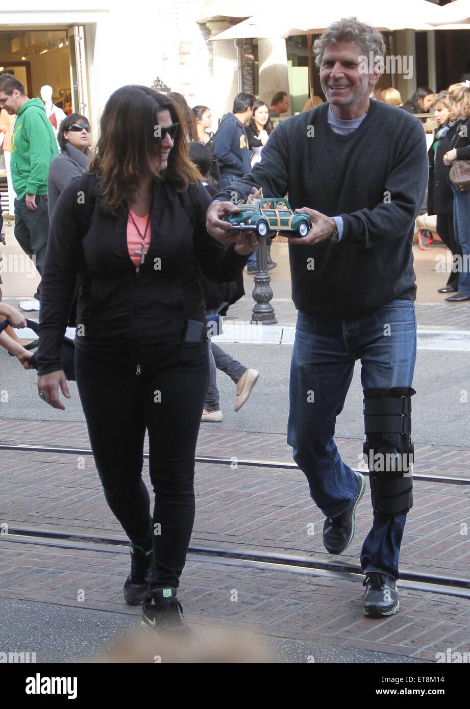 Nick Chinlund shopping presso il boschetto con: Nick Chinlund dove: Los Angeles, California, Stati Uniti quando: 27 Dic 2014 Credit: WENN.com Foto Stock