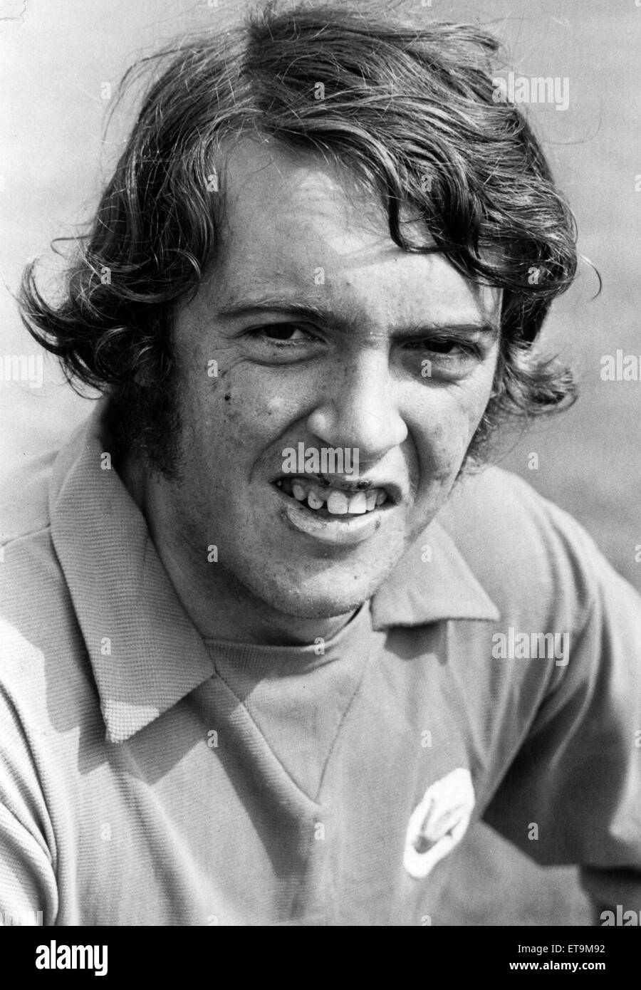 John Parsons, Cardiff City Football Player, 1968 - 1973. Nella foto, 12 luglio 1971. Foto Stock