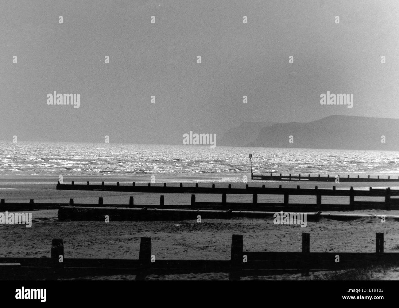 Redcar Lungomare, 29 maggio 1989. Foto Stock