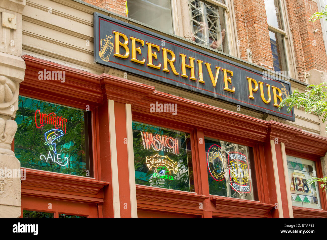 Beerhive Pub - Salt Lake City - Utah Foto Stock