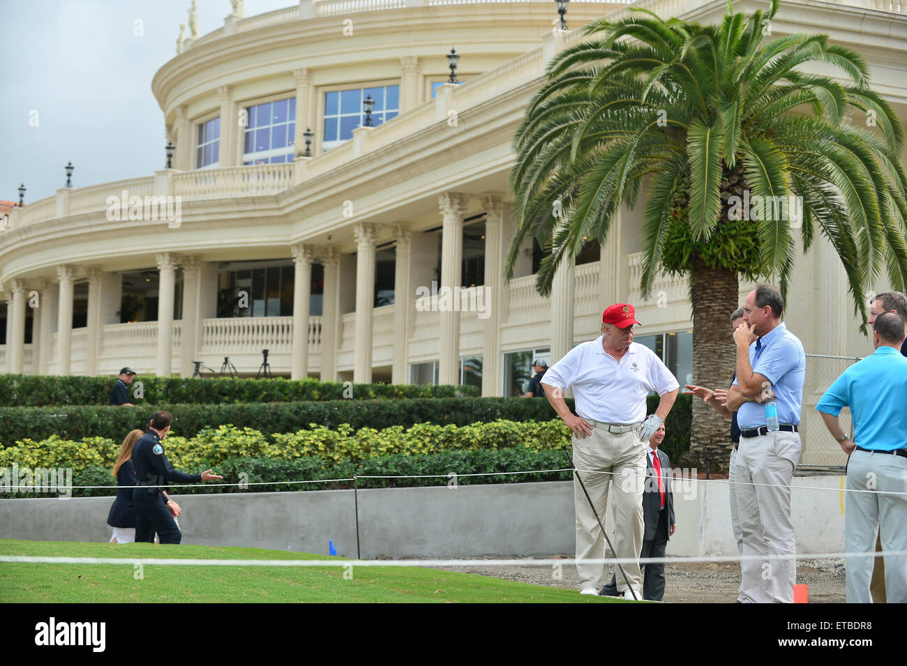 Donald Trump apre Red Tiger Golf al Trump National Doral dotate: Donald Trump J Dove: Doral, Florida, Stati Uniti quando: 12 Gen 2015 Credit: Fotografia JLN/WENN.com Foto Stock