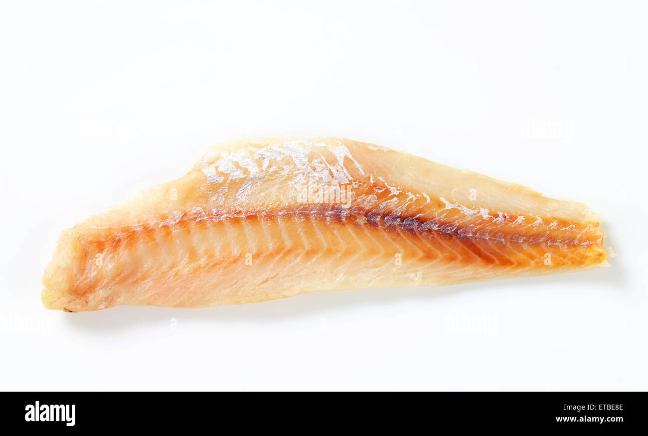 Studio shot di carni di filetto di pesce Foto Stock
