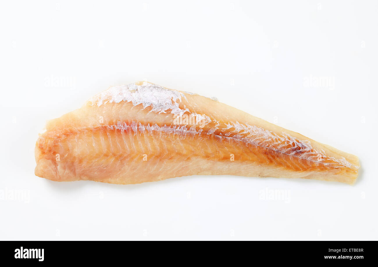 Studio shot di carni di filetto di pesce Foto Stock