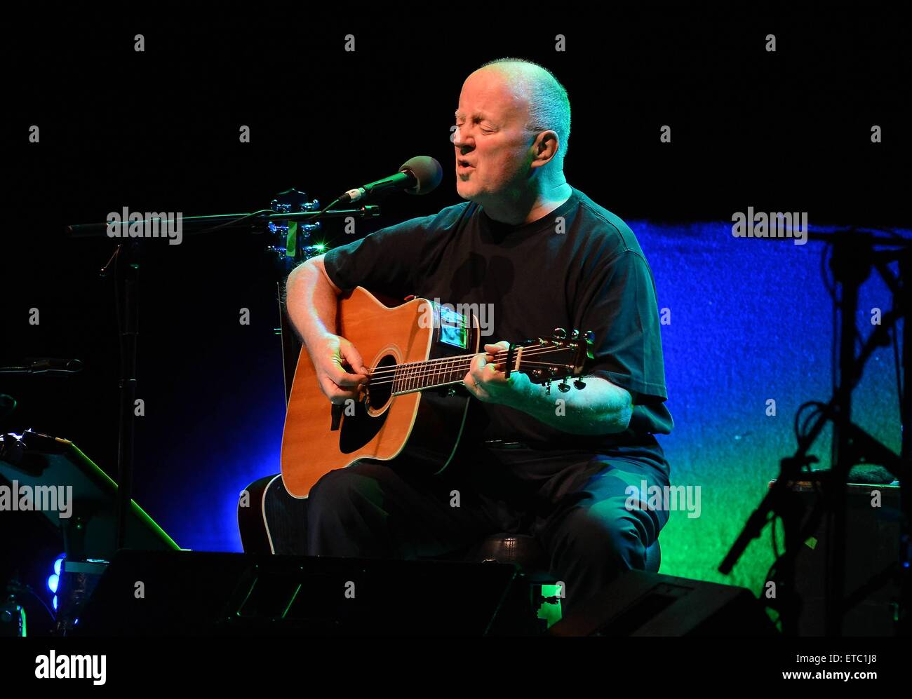 Christy Moore suona al Bord Gáis teatro di energia con: Christy Moore dove: Dublino, Irlanda quando: 16 Gen 2015 Credit: WENN.com Foto Stock