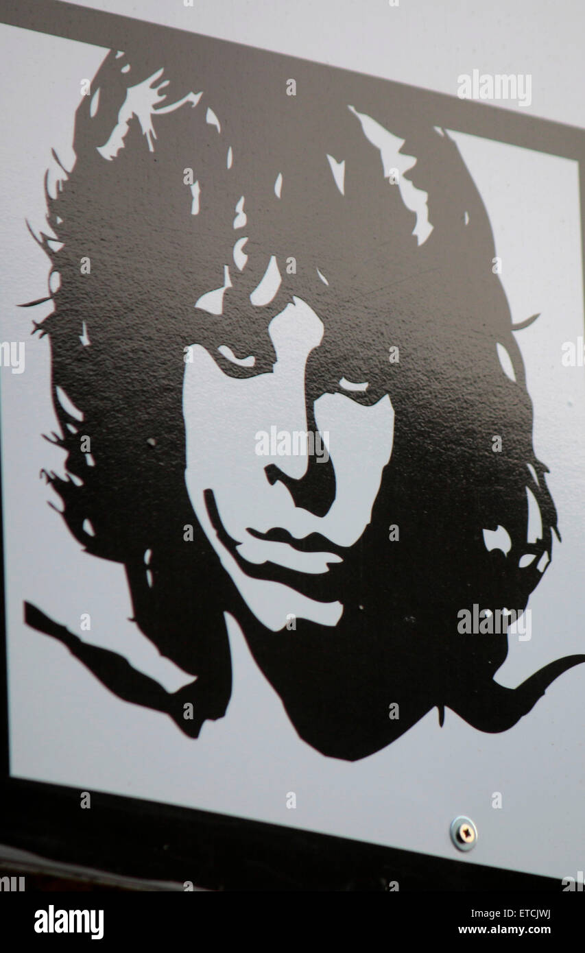 Jim Morrison, Berlino. Foto Stock