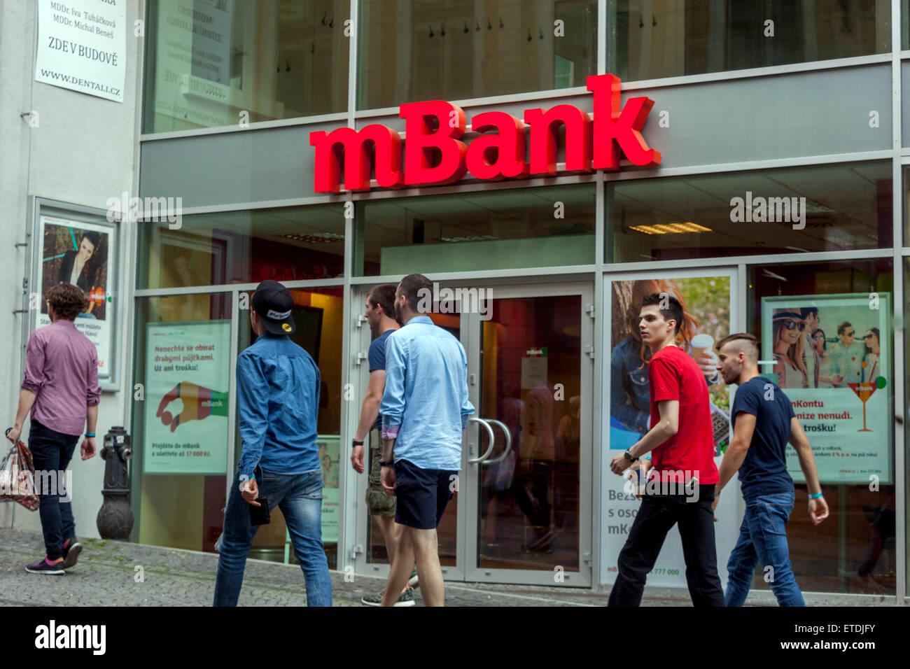 Il segno mBank, logo Foto Stock