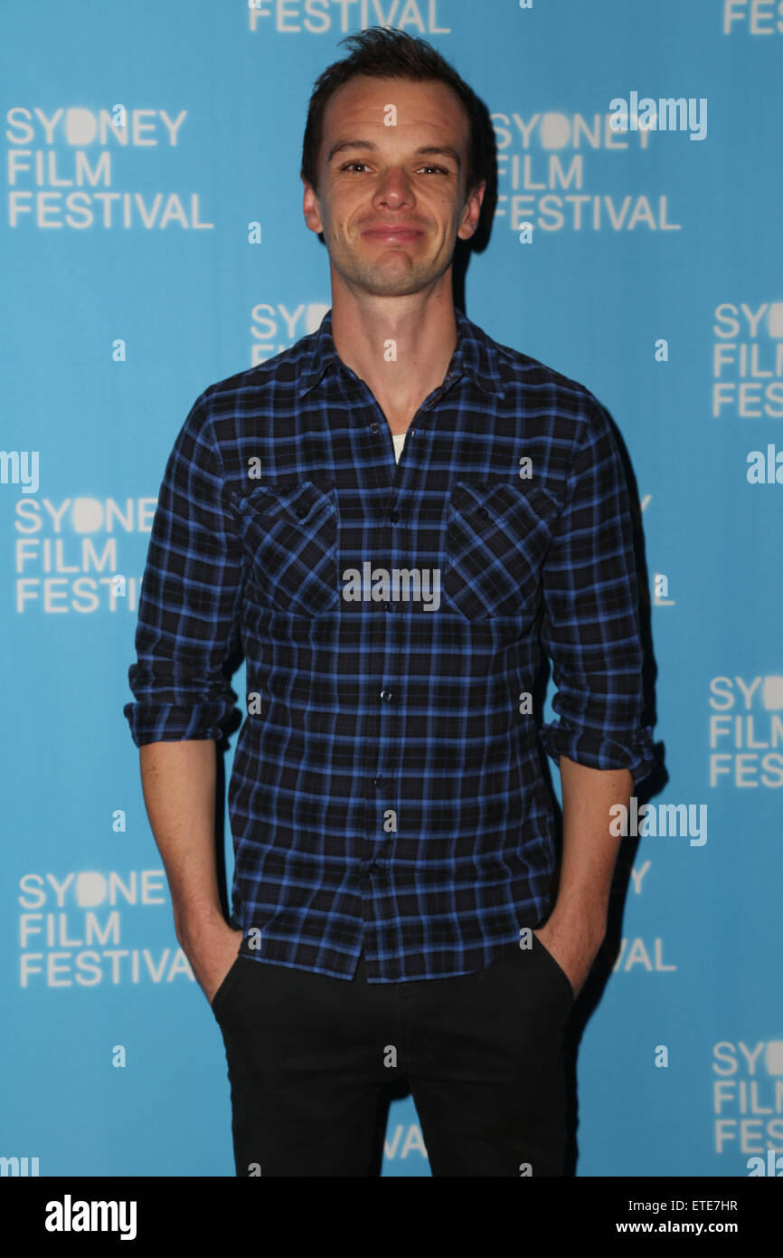 L'attore James O'Connell (il fiume segreto) arriva sul tappeto rosso per il Sydney Film Festival Premiere mondiale di Riz a Sydney. Foto Stock