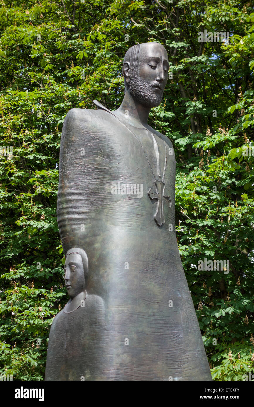 Monumento Komitas e il genocidio armeno Memorial a Parigi, Francia Foto Stock
