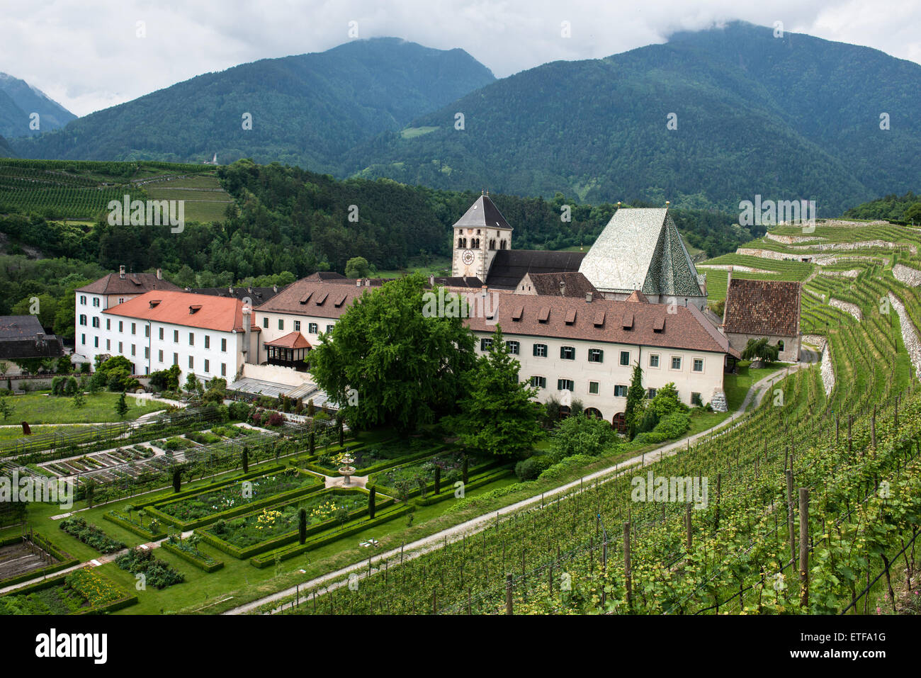 Monastero di Neustift Vahrn vicino a Bressanone Trentino Italia Foto Stock